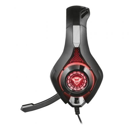 Trust GXT 313 Nero Auriculares Gaming con Iluminación Roja